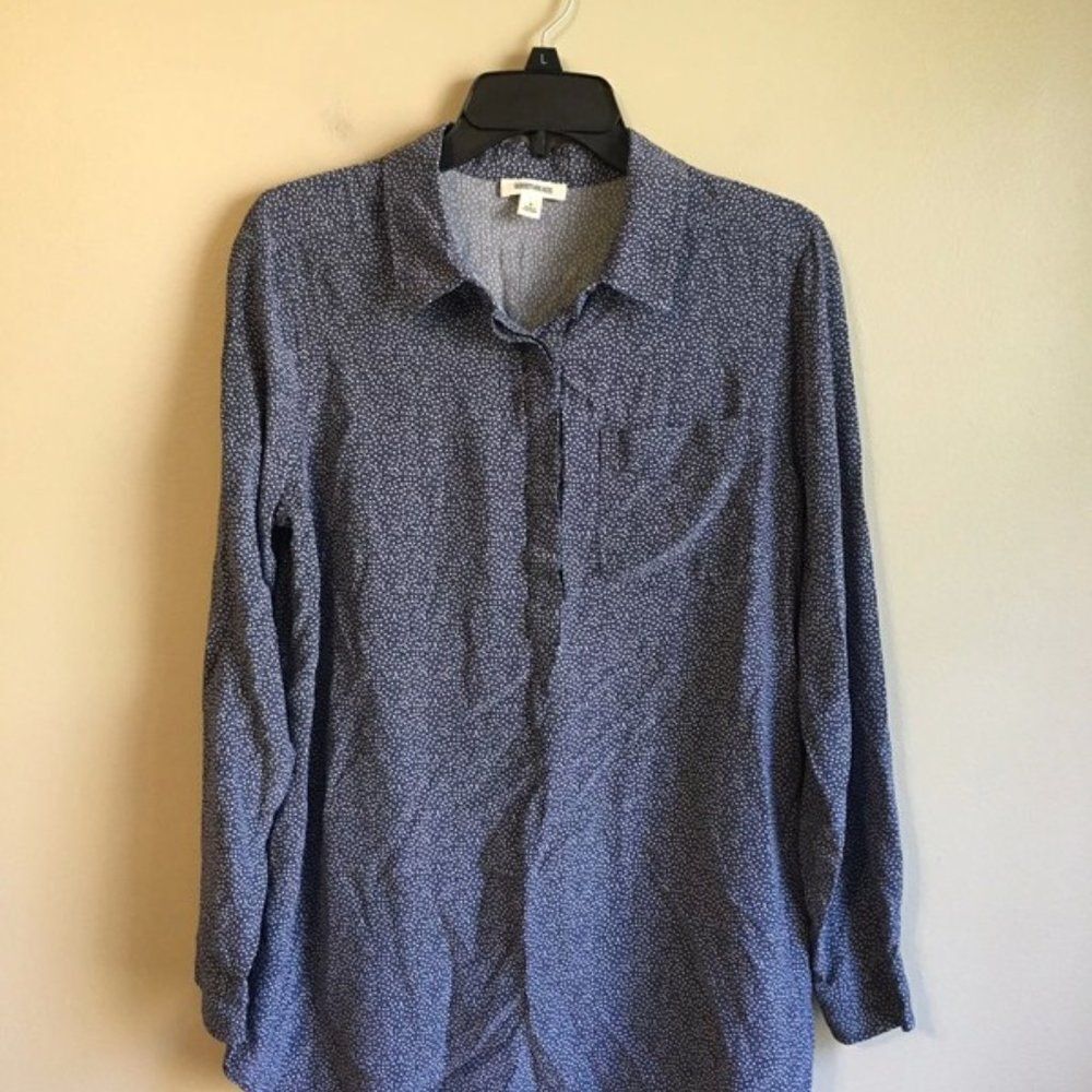 NWOT Good threads small navy blouse